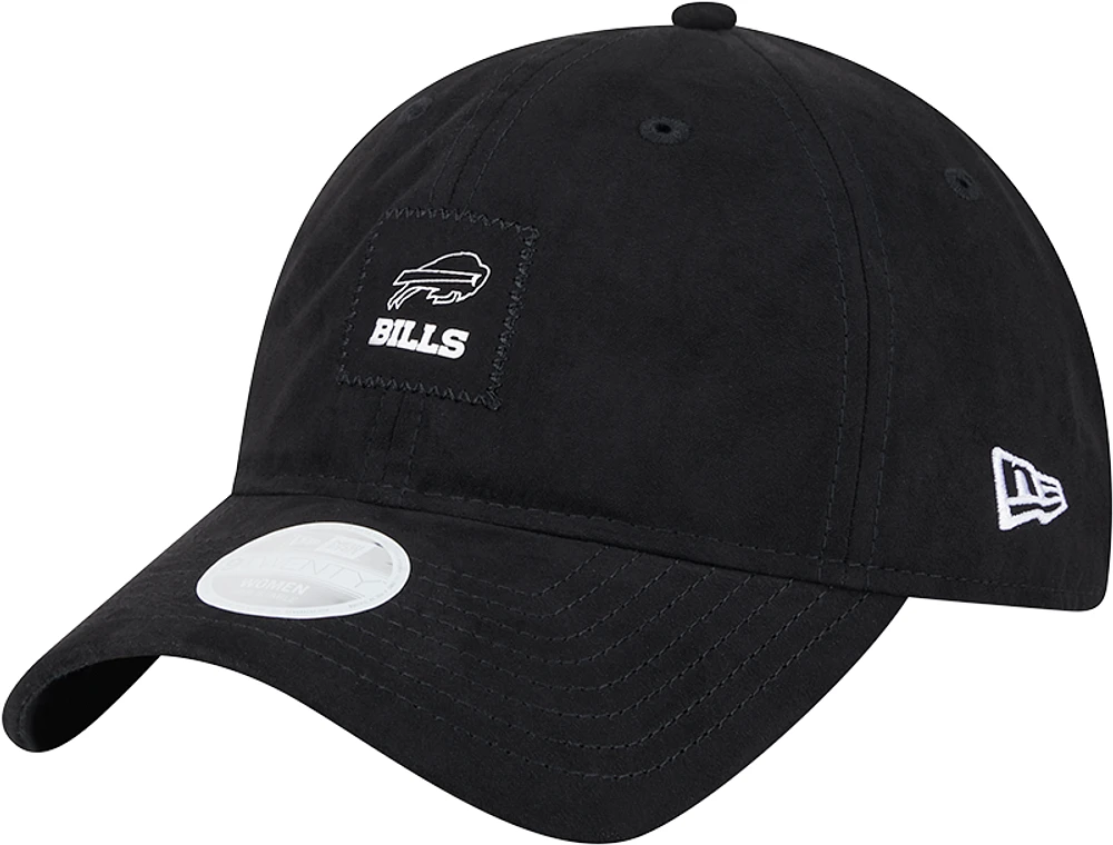 Casquette ajustable 9TWENTY Buffalo Bills en daim noir New Era pour femme