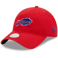 Casquette réglable New Era Buffalo Bills Core Classic 2.0 9TWENTY rouge pour femme