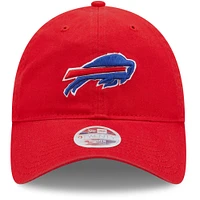 Casquette réglable New Era Buffalo Bills Core Classic 2.0 9TWENTY rouge pour femme