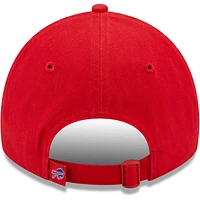 Casquette réglable New Era Buffalo Bills Core Classic 2.0 9TWENTY rouge pour femme