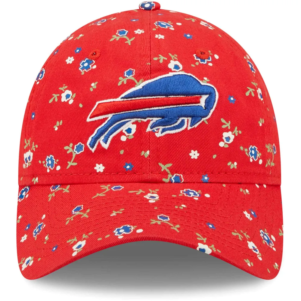 Women's New Era Bills Red Floral Adjustable Hat