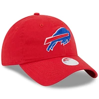 Women's New Era Red Buffalo Bills Main Core Classic 2.0 9TWENTY Adjustable Hat