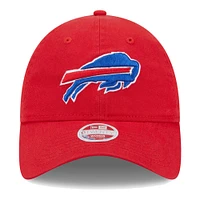 Women's New Era Red Buffalo Bills Main Core Classic 2.0 9TWENTY Adjustable Hat