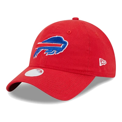 Women's New Era Red Buffalo Bills Main Core Classic 2.0 9TWENTY Adjustable Hat