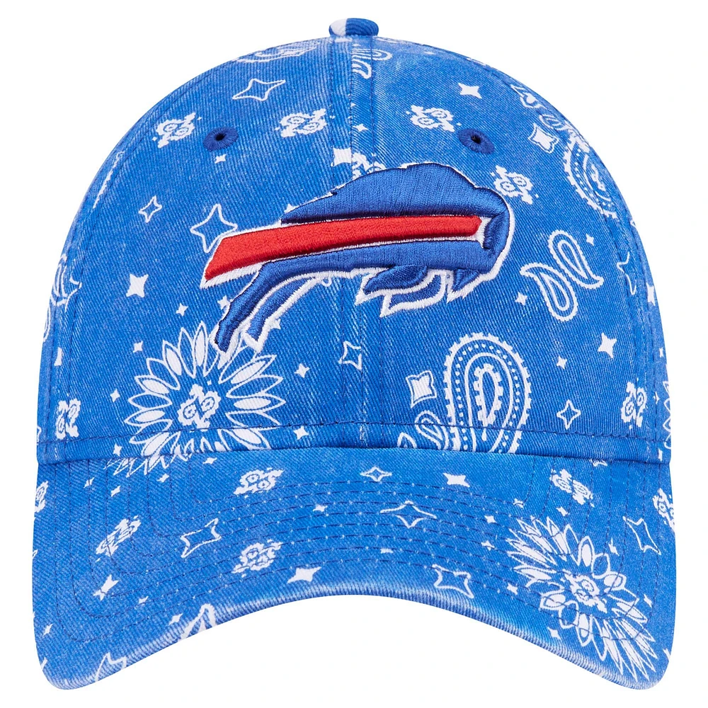 Women's New Era Royal Buffalo Bills Paisley 9TWENTY Adjustable Hat