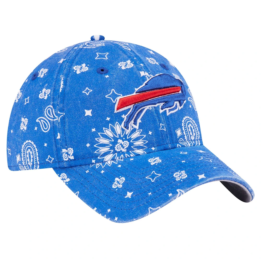 Women's New Era Royal Buffalo Bills Paisley 9TWENTY Adjustable Hat