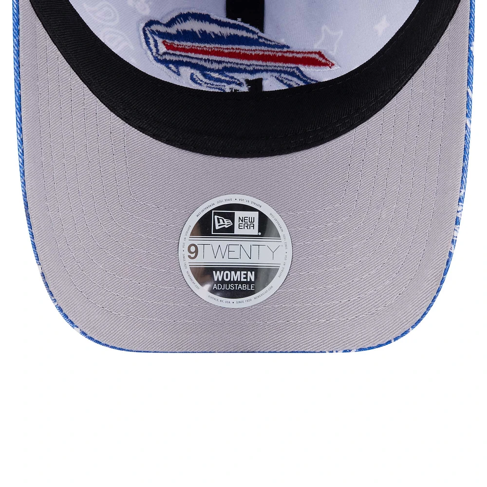 Women's New Era Royal Buffalo Bills Paisley 9TWENTY Adjustable Hat