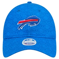 Casquette ajustable Royal Buffalo Bills Smiley 9TWENTY New Era pour femme