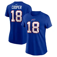 Women's Nike Amari Cooper Royal Buffalo Bills Player Name & Number T-Shirt