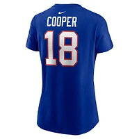 Women's Nike Amari Cooper Royal Buffalo Bills Player Name & Number T-Shirt