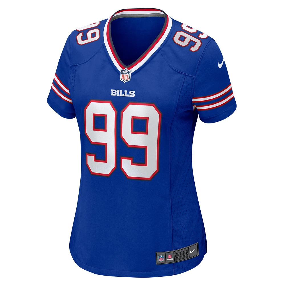 Maillot de match l'équipe Nike Casey Toohill des Royal Buffalo Bills pour femme