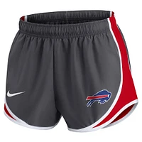 Women's Nike Charcoal Buffalo Bills Tempo Performance - Shorts