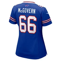 Maillot de joueur Nike Connor McGovern Royal Buffalo Bills pour femme