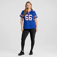 Maillot de joueur Nike Connor McGovern Royal Buffalo Bills pour femme