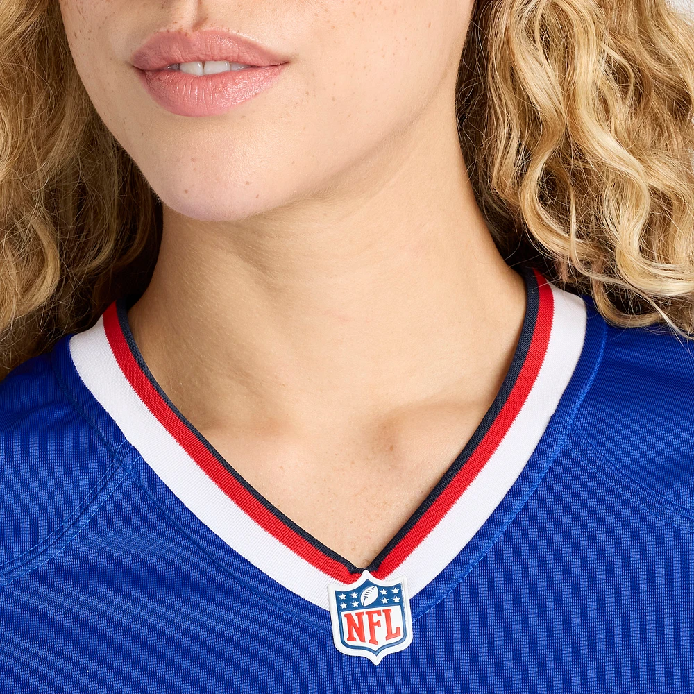 Maillot de joueur Nike Connor McGovern Royal Buffalo Bills pour femme