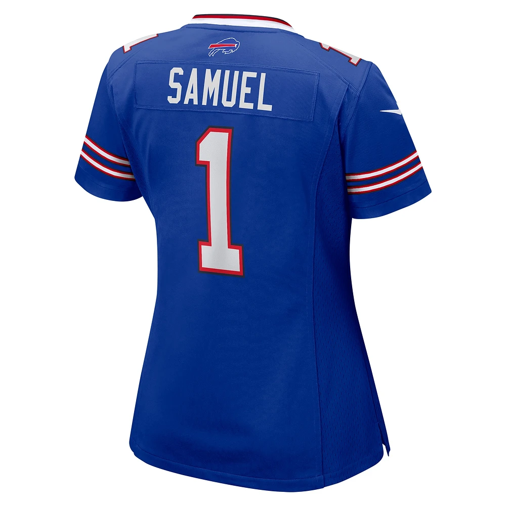 Maillot de match Nike Curtis Samuel Royal Buffalo Bills pour femme