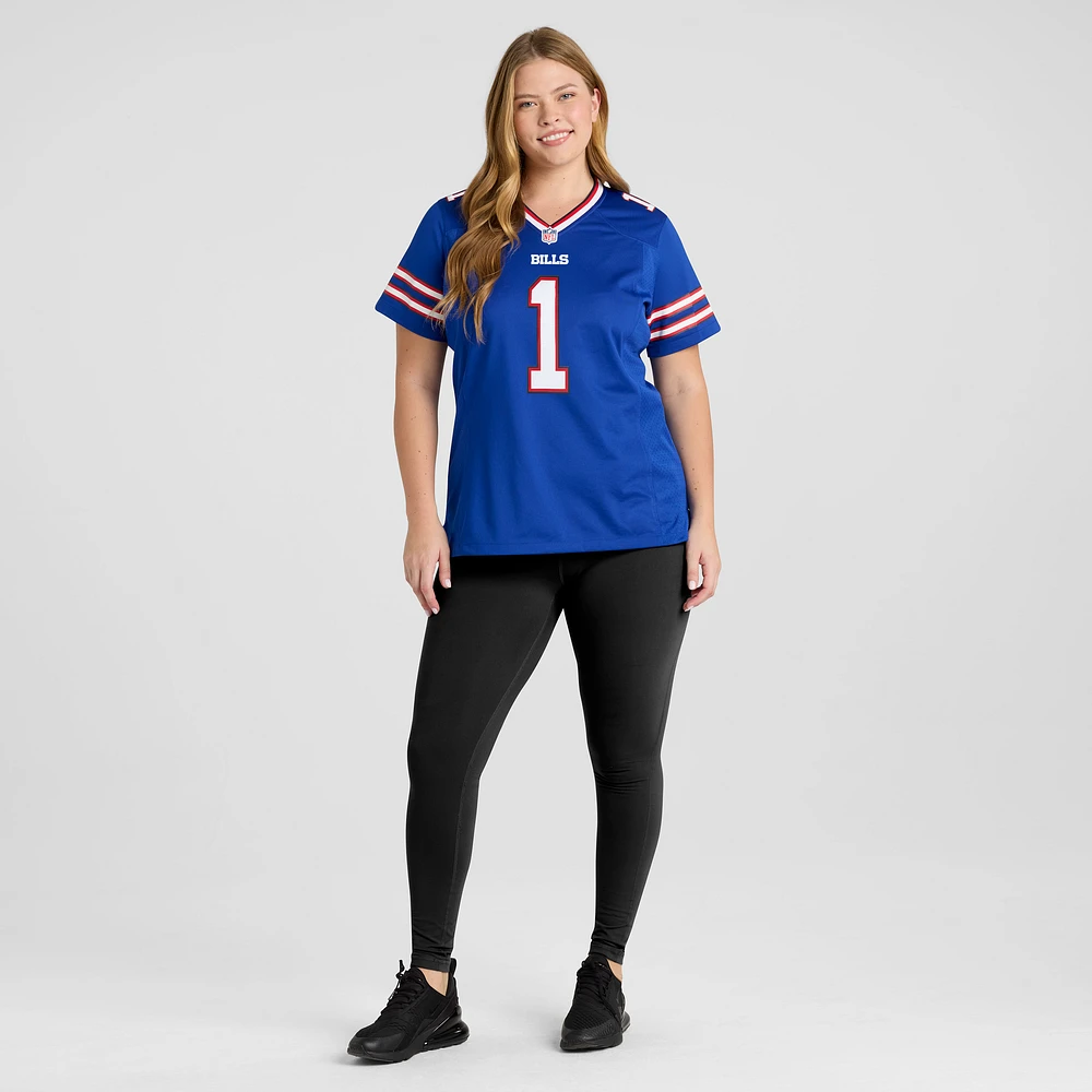 Maillot de match Nike Curtis Samuel Royal Buffalo Bills pour femme