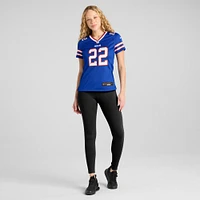 Maillot de joueur Nike Damien Harris Royal Buffalo Bills pour femme