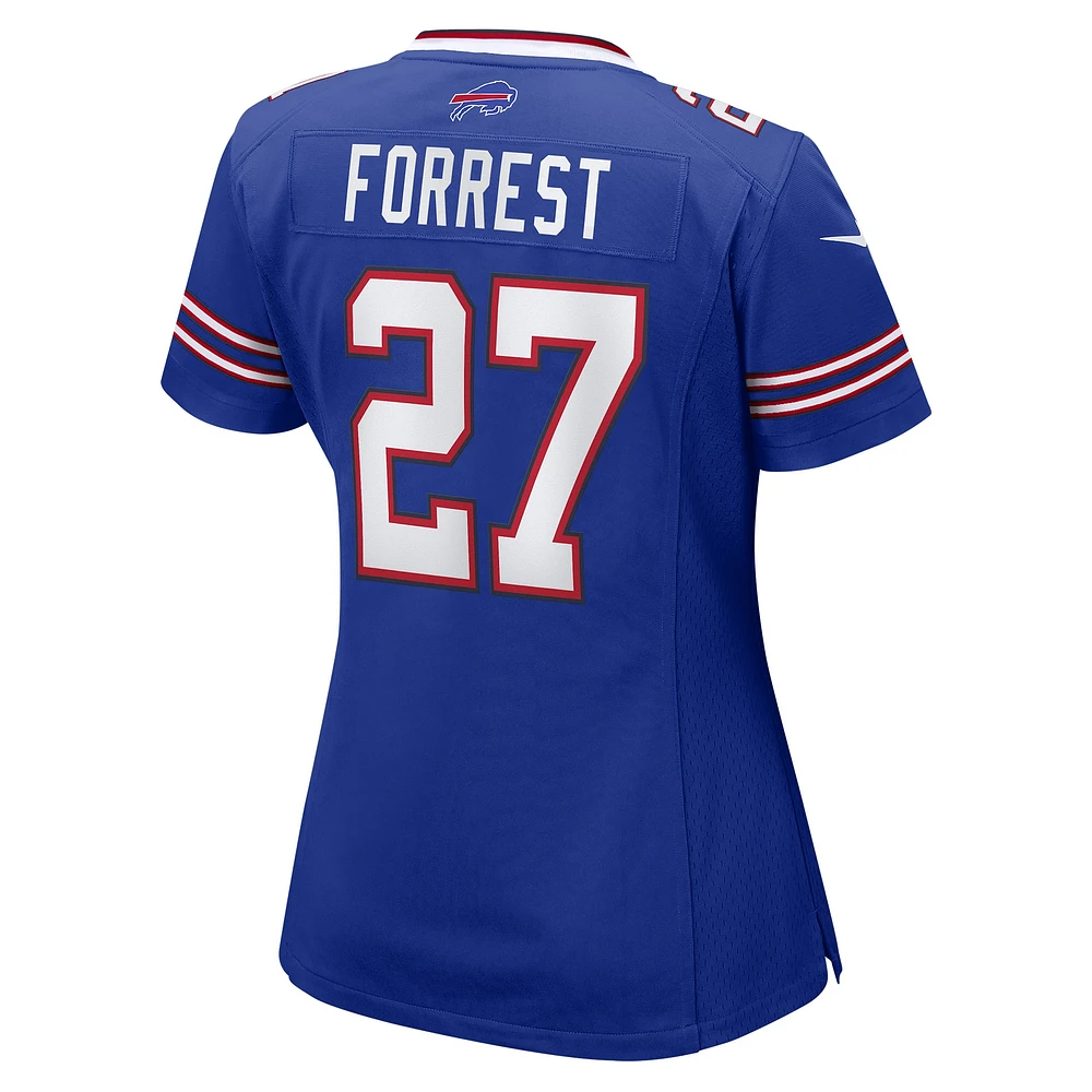 Women's Nike Darrick Forrest  Royal Buffalo Bills Team Game Jersey