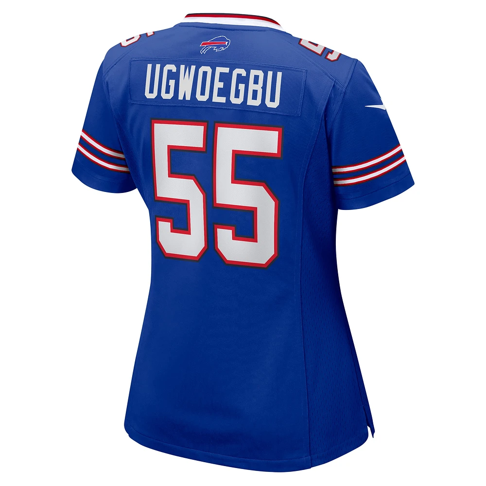 Women's Nike David Ugwoegbu  Royal Buffalo Bills Game Jersey