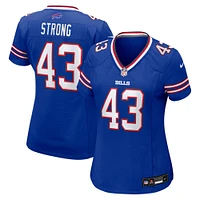 Maillot de match Nike Dorian Strong Royal pour femme des Buffalo Bills