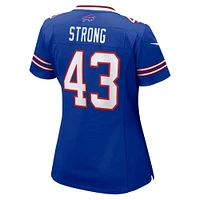 Maillot de match Nike Dorian Strong Royal pour femme des Buffalo Bills
