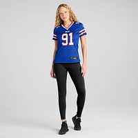 Women's Nike Ed Oliver Royal Buffalo Bills Game Jersey