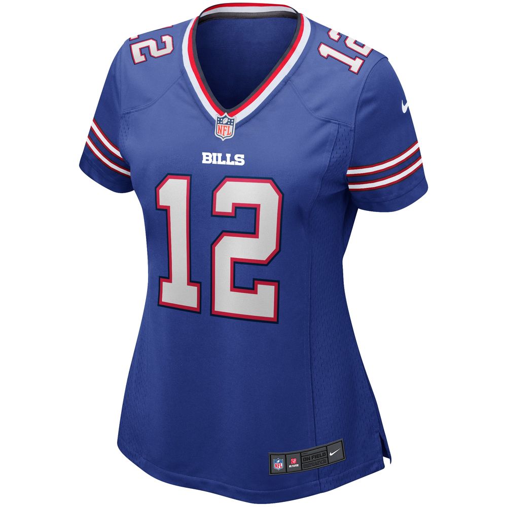 Women's Nike Jim Kelly Royal Buffalo Bills Game Retired Player Jersey