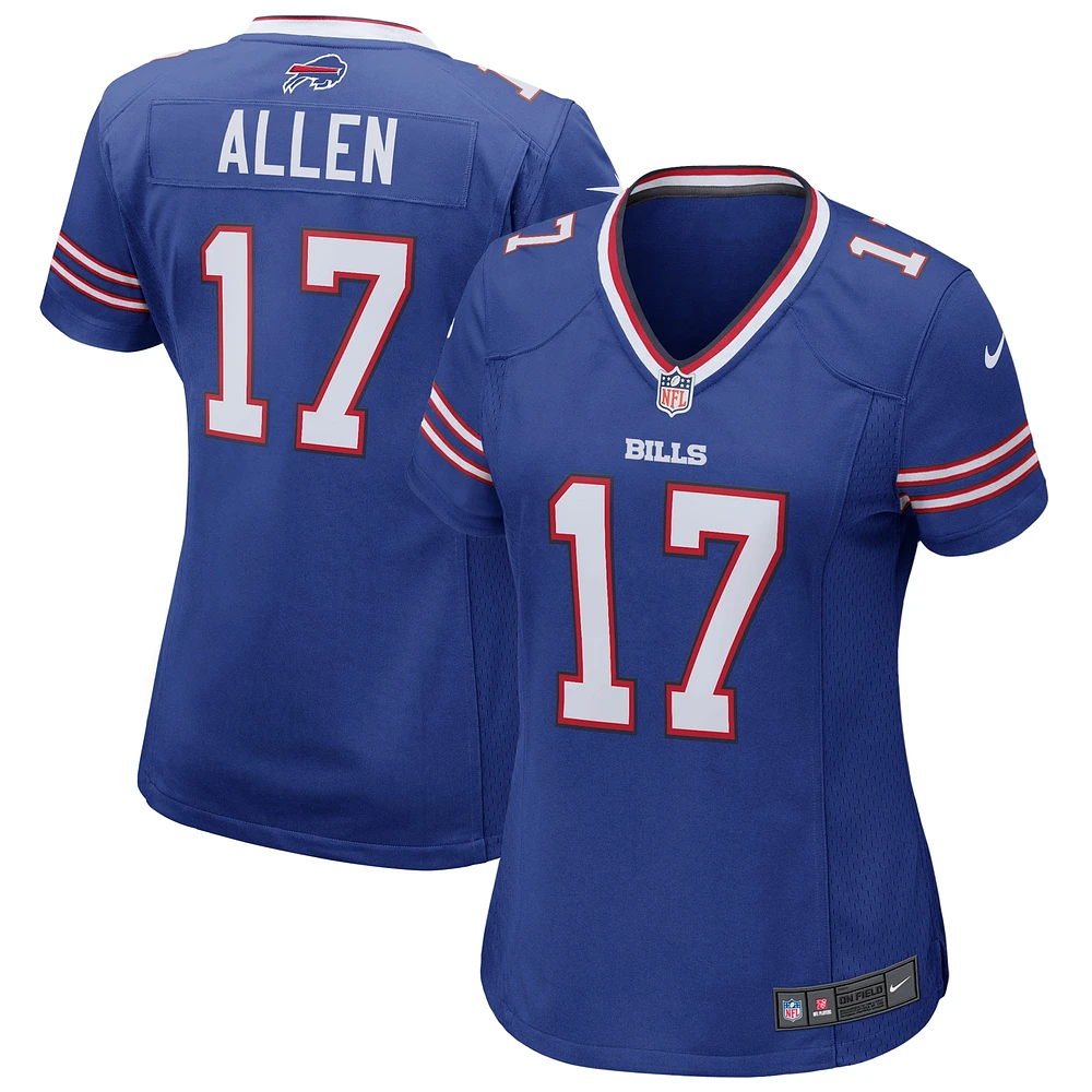 Maillot de match Nike Josh Allen Royal Buffalo Bills pour femme