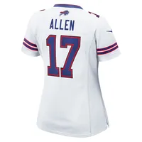 Youth Nike Josh Allen White Buffalo Bills Game Jersey Size: Small