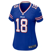 Maillot de match à domicile Nike Justin Shorter Royal Buffalo Bills pour femme