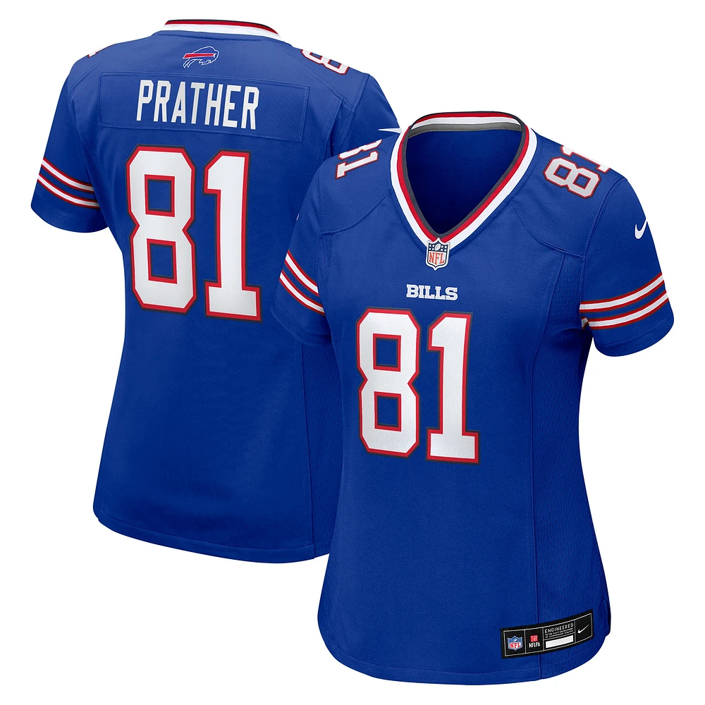 Women's Nike Kaden Prather  Royal Buffalo Bills Team Game Jersey