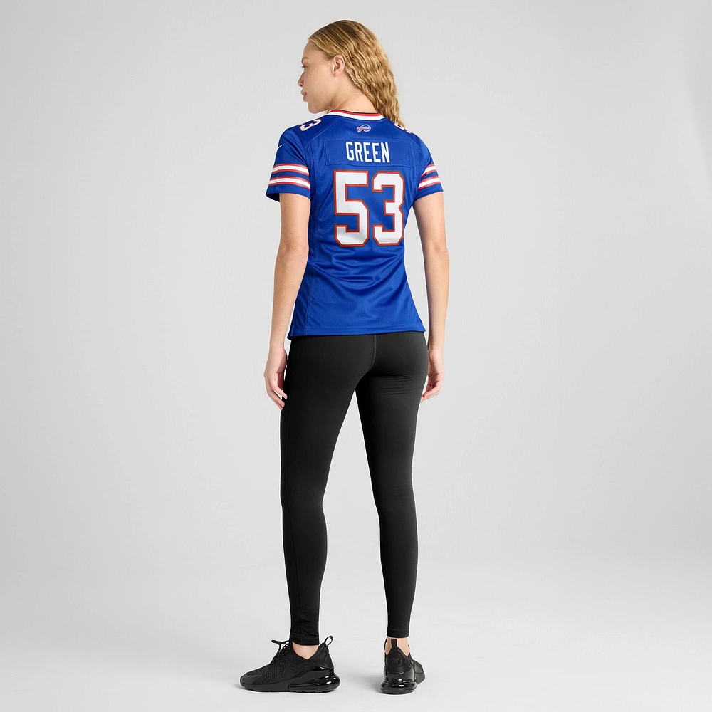 Women's Nike Kendrick Green  Royal Buffalo Bills Team Game Jersey