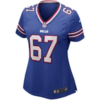Women's Nike Kent Hull Royal Buffalo Bills Game Retired Player Jersey