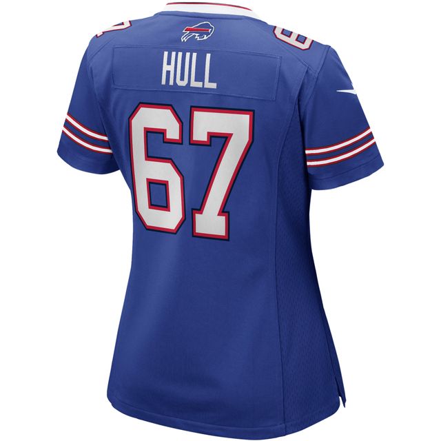 Maillot de joueur retraité Nike Kent Hull Royal Buffalo Bills Game pour femme