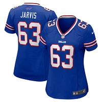 Maillot de match l'équipe Nike Kevin Jarvis Royal Buffalo Bills pour femme