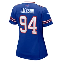 Women's Nike Landon Jackson  Royal Buffalo Bills Team Game Jersey