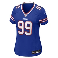 Women's Nike Larry Ogunjobi  Royal Buffalo Bills Team Game Jersey