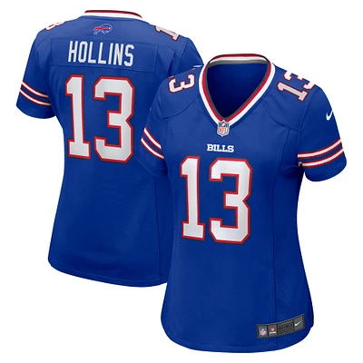 Maillot de match Nike Mack Hollins Royal Buffalo Bills pour femme