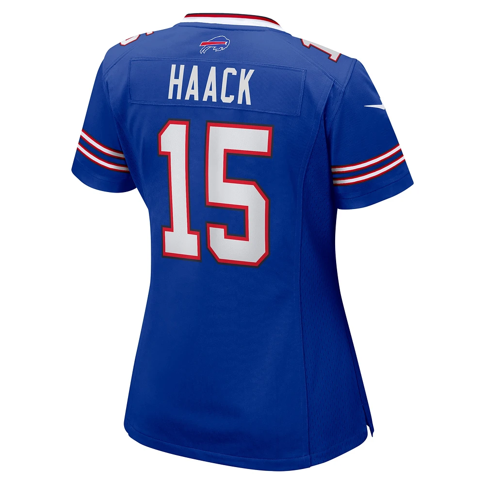 Maillot de match Nike Matt Haack Royal Buffalo Bills pour femme