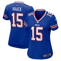 Maillot de match Nike Matt Haack Royal Buffalo Bills pour femme