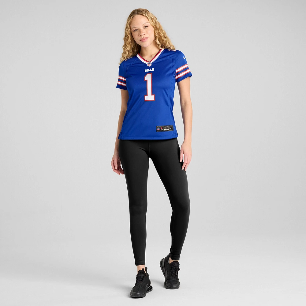 Maillot de match Nike Numéro 1 Mom Royal Buffalo Bills pour femme