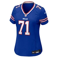 Maillot de match Nike Quinton Jefferson Royal Buffalo Bills pour femme