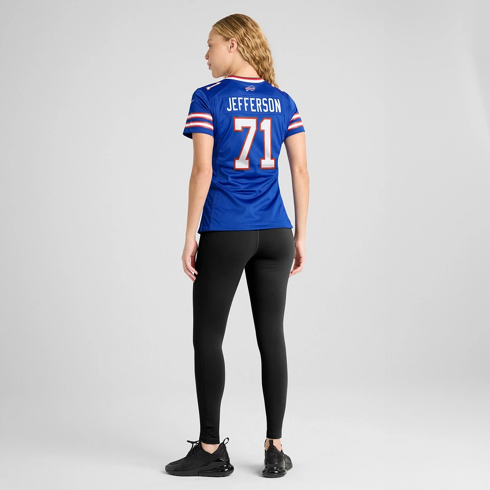 Women's Nike Quinton Jefferson  Royal Buffalo Bills Game Jersey