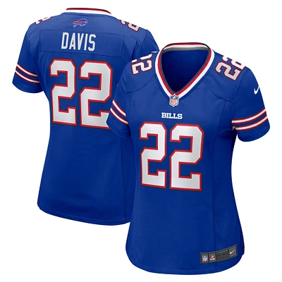 Maillot de match Nike Ray Davis Royal Buffalo Bills pour femme