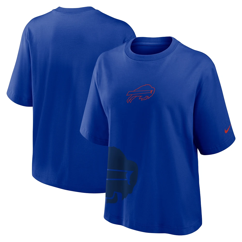 Women's Nike Royal Buffalo Bills Boxy T-Shirt