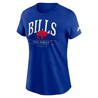 T-shirt Nike Royal Buffalo Bills Hometown Local Pack pour femme