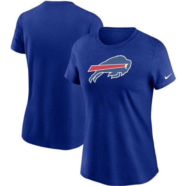 T-shirt essentiel avec logo Nike Royal Buffalo Bills pour femme