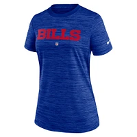 Women's Nike  Royal Buffalo Bills Sideline Performance T-Shirt