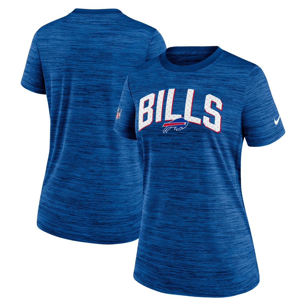 Women's Nike Royal Buffalo Bills Sideline Velocity Lockup Performance - T-Shirt